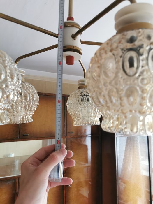 Żyrandole Art-Deco PRL