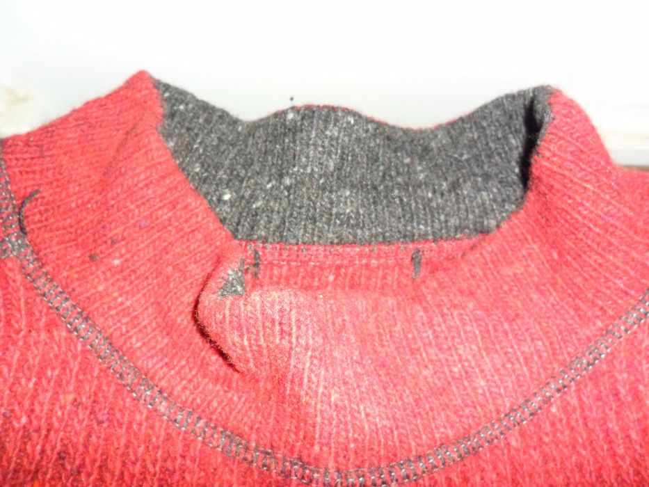 camisola de lã para homem