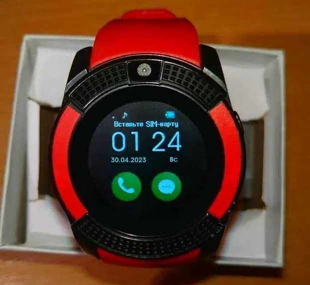 Smart Watch V8 новые есть слот для SIM и microSD + камера