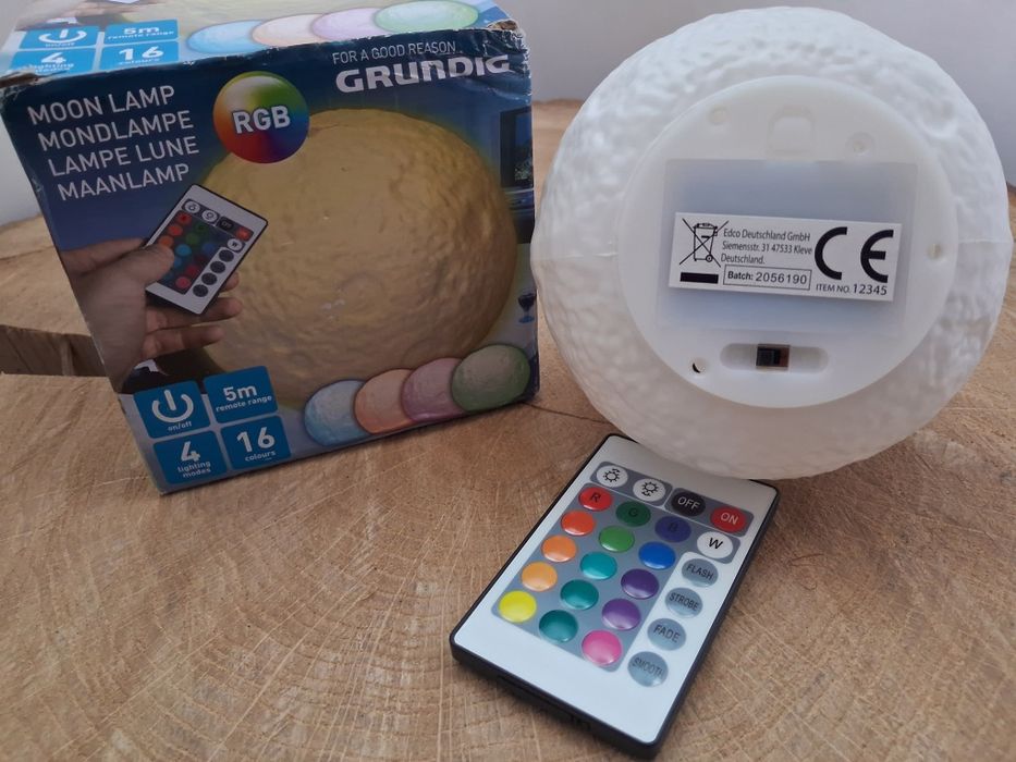 Світильник нічник RGB місяць Grundig Германія