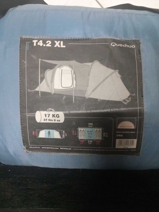 Tenda campismo quechua T 4.2 XL