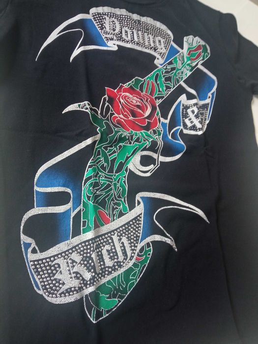 James Jones czarna koszulka t-shirt bawełna r L