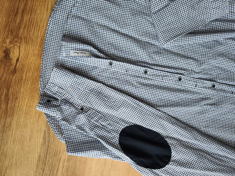 Elegancka męska koszula w kratę XL Slim Fit