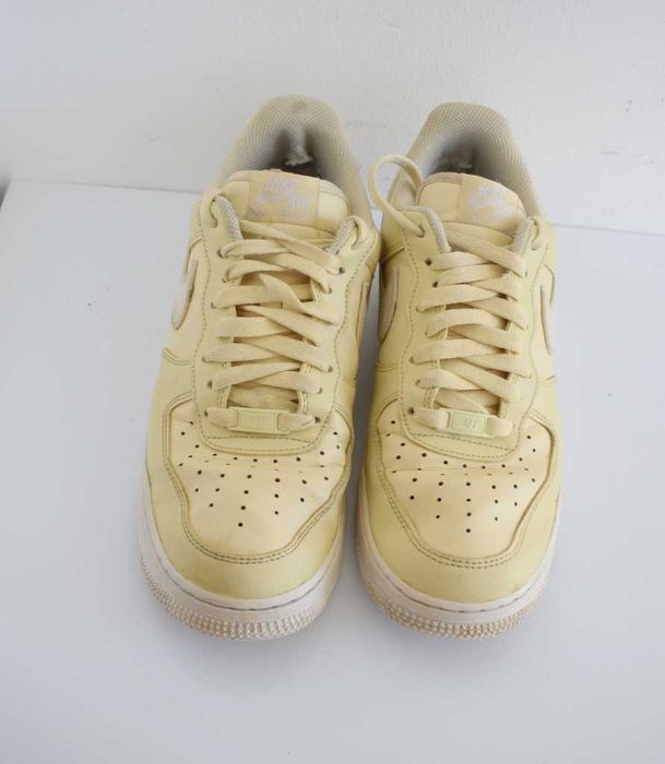 Nike Air Force 1 Low Cross Stitch kremowe 42 sneakersy skórzane