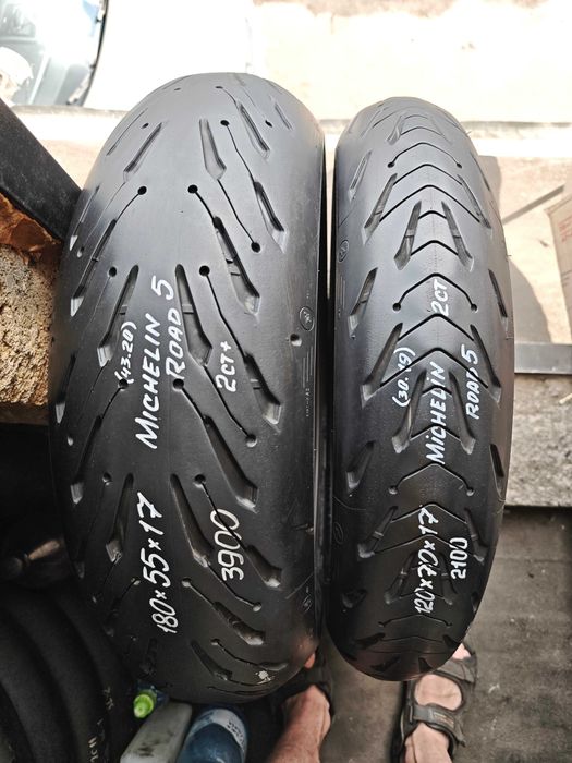 Мотошини комплект 120/70 + 180/ 55 R17