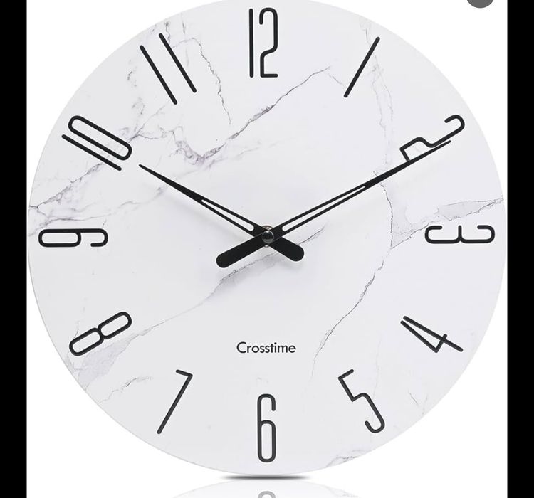 Zegar ścienny szklany 30cm Crosstime