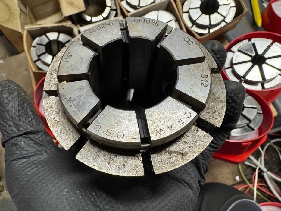 Tuleje zaciskowe D120 do CNC różne średnice