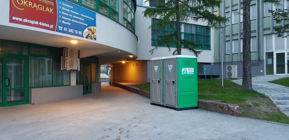 Toalety przenośne Kielce Wynajem sprzedaż  i serwis  toalet Wywóz Niec