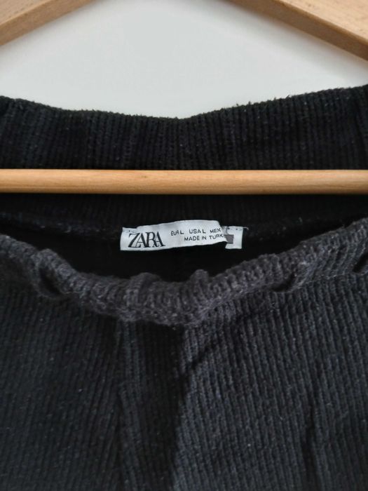 Calça pretas Wide leg L da Zara