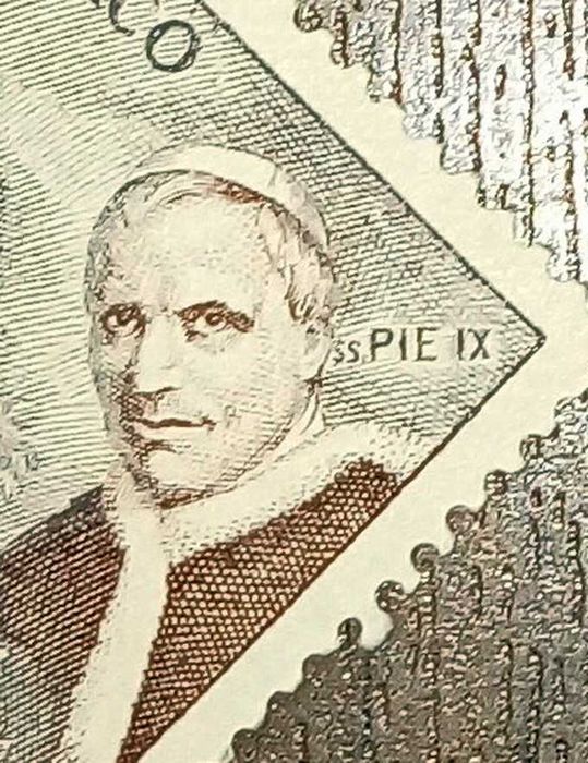 Марка Монако «Сторіччя об’явлення Діви Марії в Лурді» 1958р.НЕПОГАШЕНА