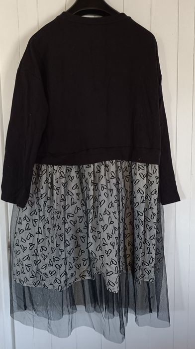 Vestido preto de algodão da marca Timiani Novo