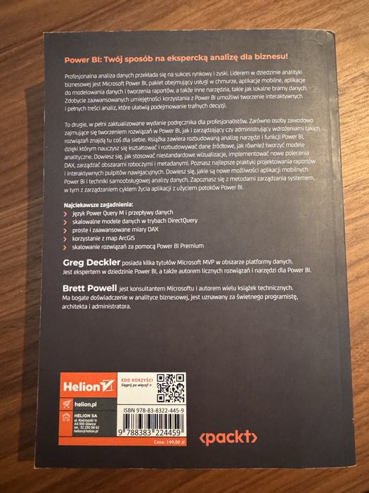 Microsoft Power-BI dla zaawansowanych