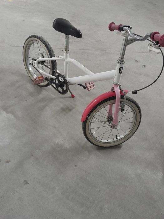 Rower dziecięcy, różowy