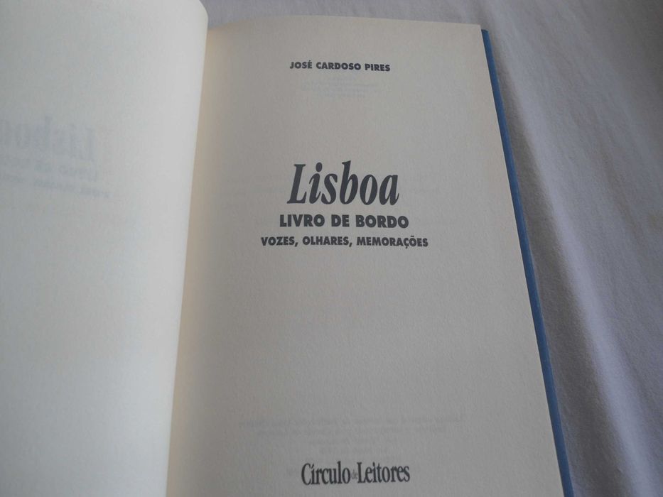 Lisboa-Livro de Bordo por José Cardoso Pires