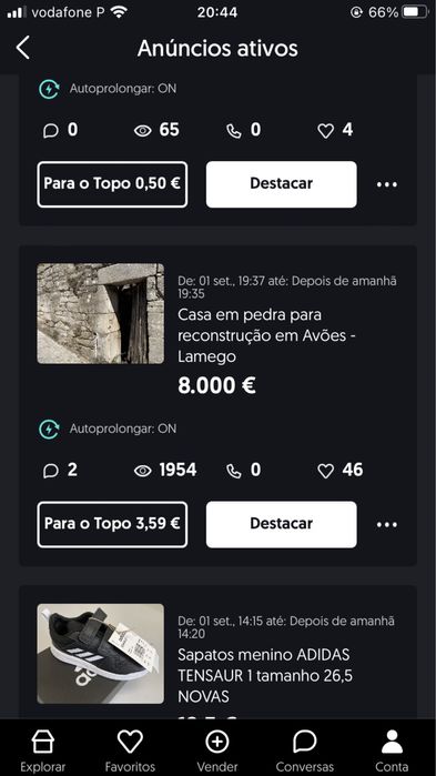 Casa em pedra para reconstrução em Avões - Lamego