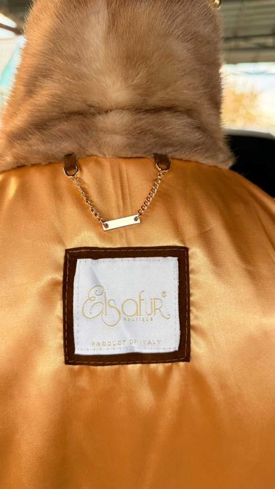 Шикарна норкова шуба , НОВА, Класика , SAGA FURS