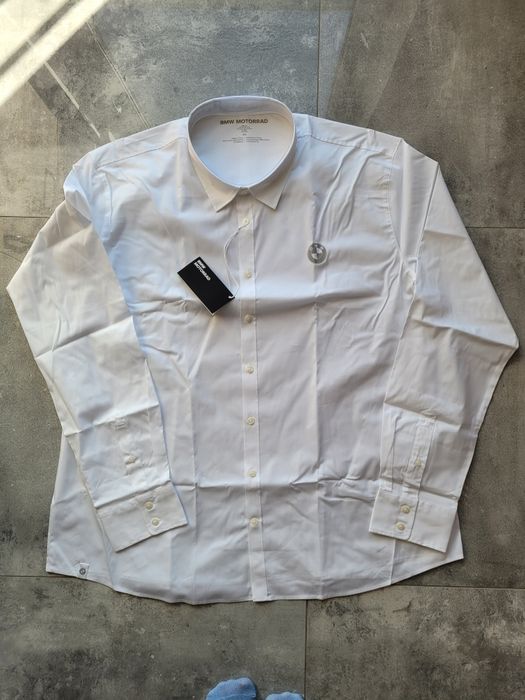 Koszula męska biała bmw motorrad Nowa 3XL