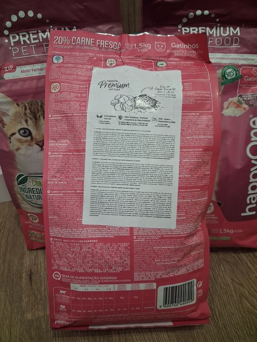 Ração HappyOne Premium para Gatinhos (Nova)