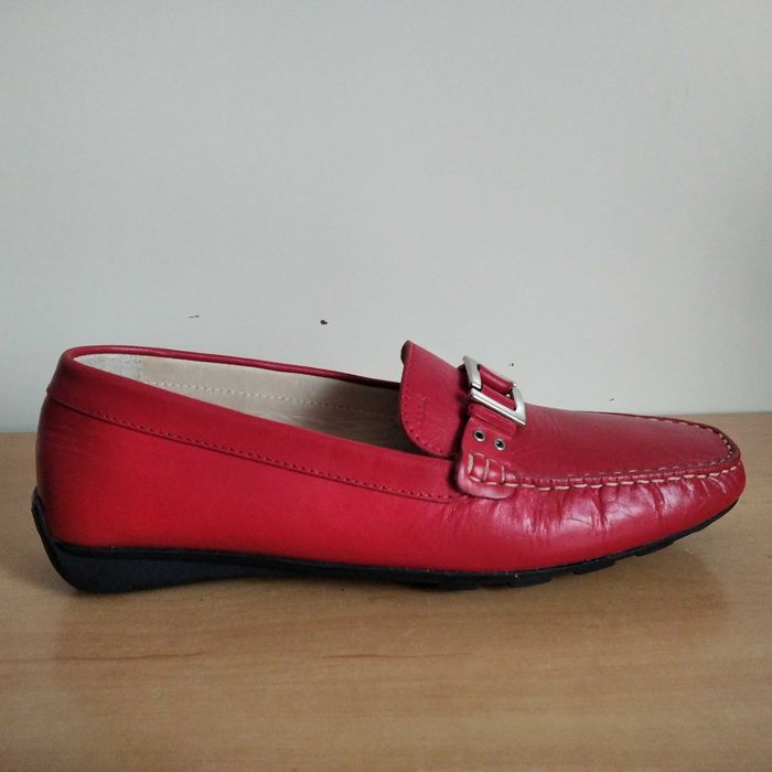 Mokasyny damskie GEOX Respira skóra naturalna roz.eu-39