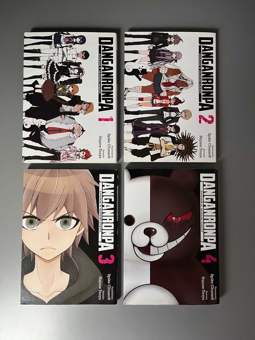 mangi danganronpa tomy 1-4 cała seria