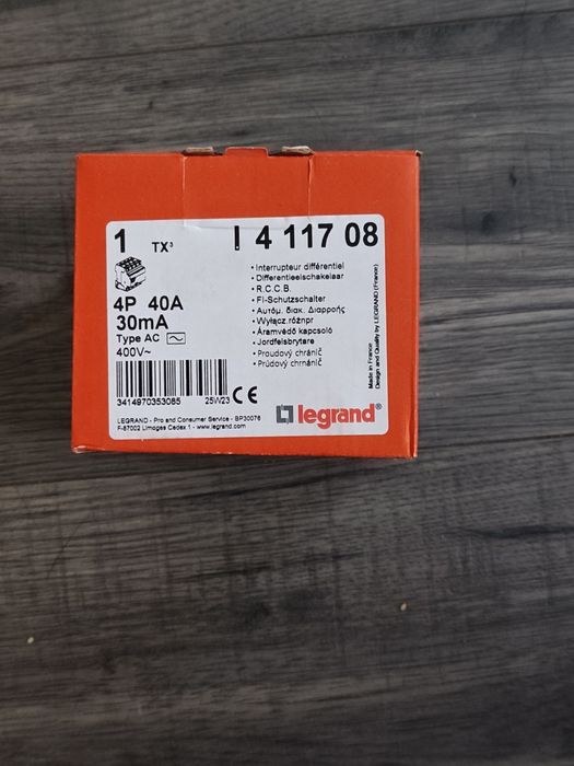 Wyłącznik różnicowo prądowy Legrand 411708