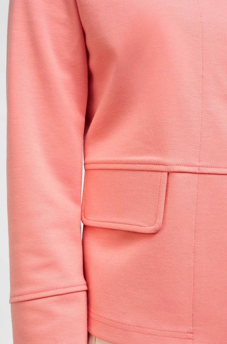 Pudełkowy żakiet morelowy brzoskwiniowy Orsay 36 żakiecik