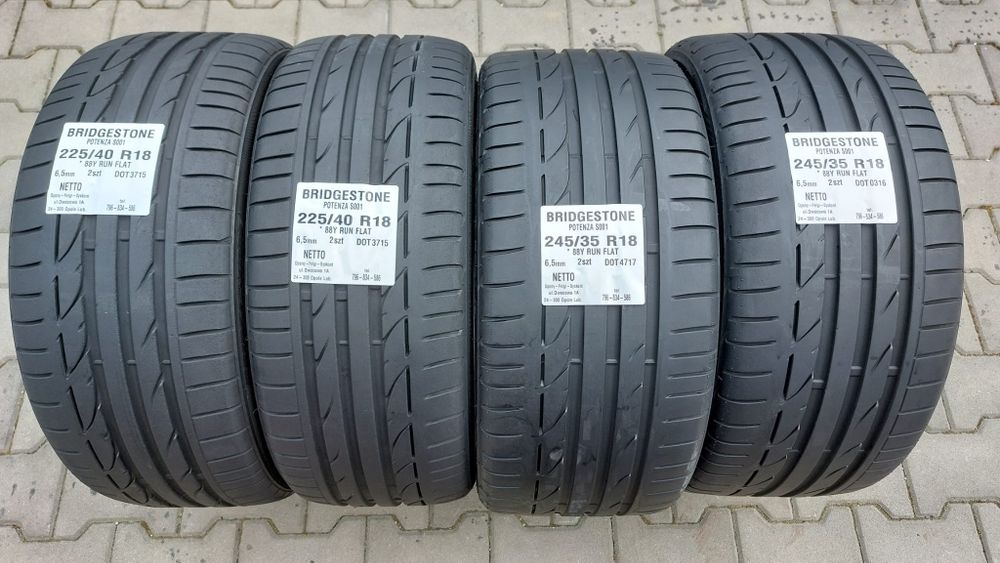 Opony Bridgestone 225/40 245/35 R18 RUN FLAT