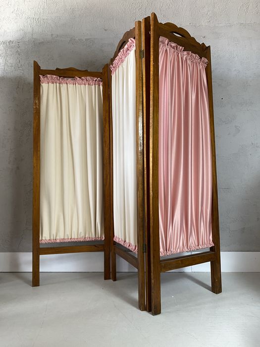 Francuski  dekoracyjny uzytkowy parawan Vintage