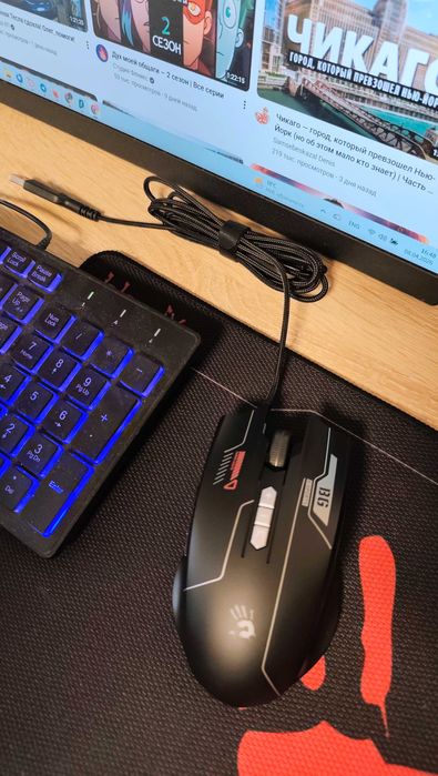 Мышь A4Tech Bloody ES7 Panda