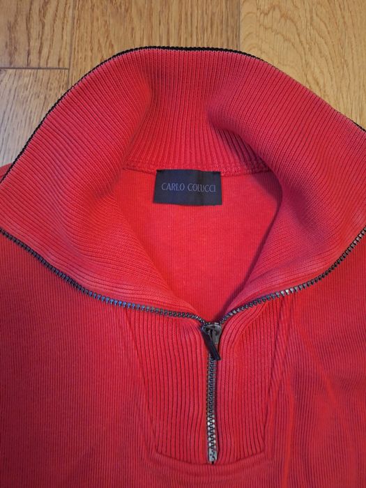 Sweter męski czerwony