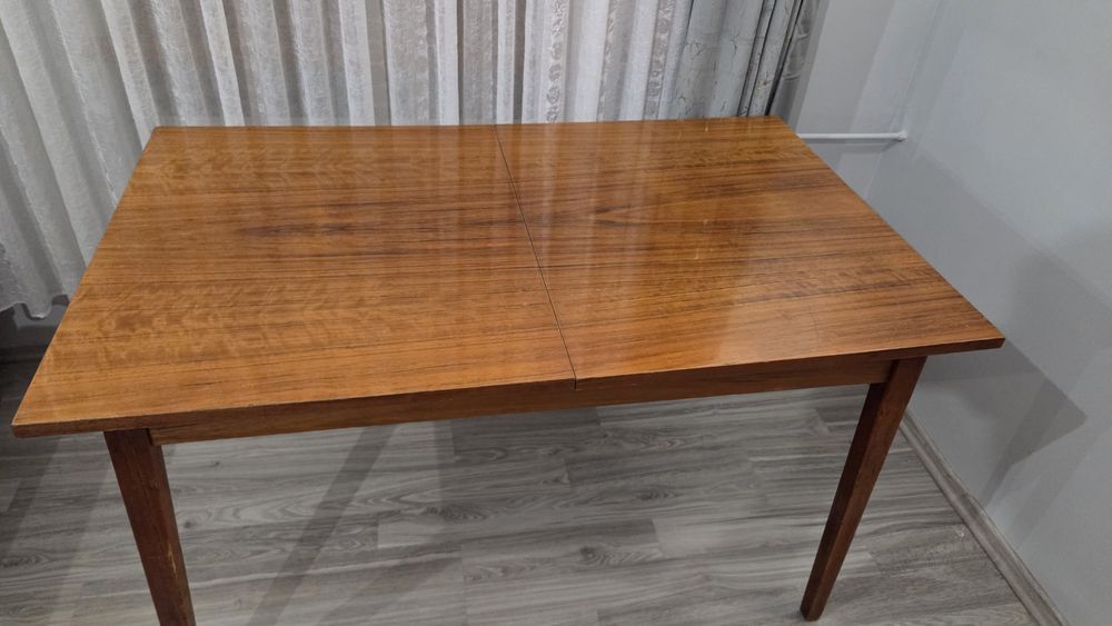 Stół rozkładany stary PRL 120x73 cm