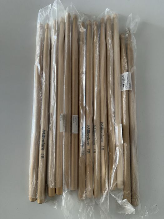 Baquetas 5B bateria marca Millenium