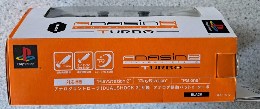 HORI Analog Sindou Pad 2 Turbo, PS2, czarny, licencjonowany, BOX