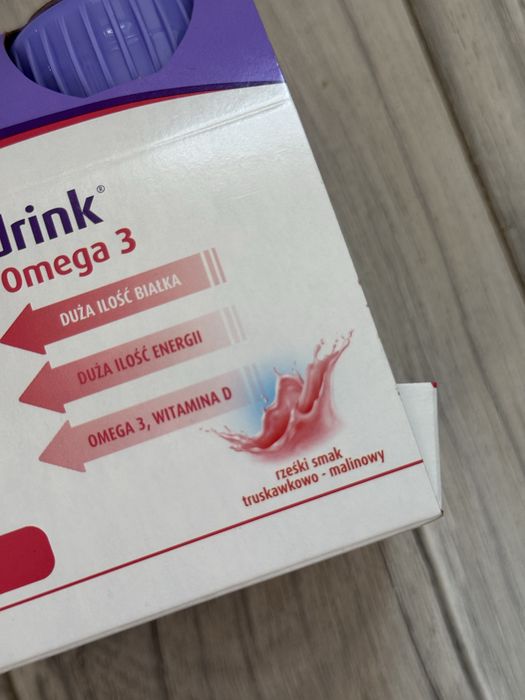 Nutridrink protein omega 3 onkologiczne truskawka malina