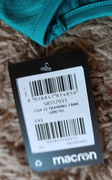 Koszulka męska MACRON rozmiar 3XL