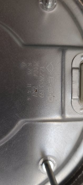 Placa elétrica monofásica para fogão
