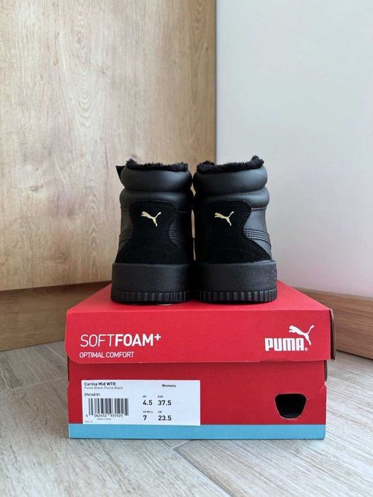 США! Зимові жіночі кросівки Puma Carina MID 374140-01 Оригінал 37-41