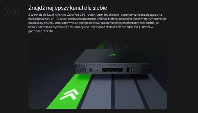 Router Razer Sila Gaming (3000Mb/s a/b/g/n/ac, 2xUSB)