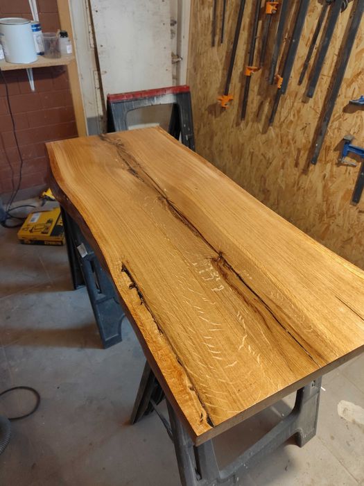 Blat dąb lity monolit olejowany 45x500x1200mm