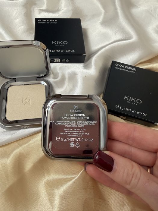 Пудровий хайлайтер Kiko Milano Glow Fusion Powder Highlighter 01, 5 г