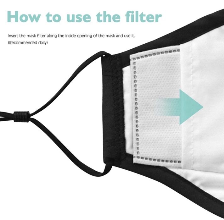 Filtros descartáveis PM2.5 para máscaras