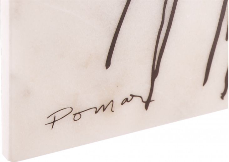 Júlio Pomar  “Fernando Pessoa" Placa (múltiplo) em mármore de Estremoz