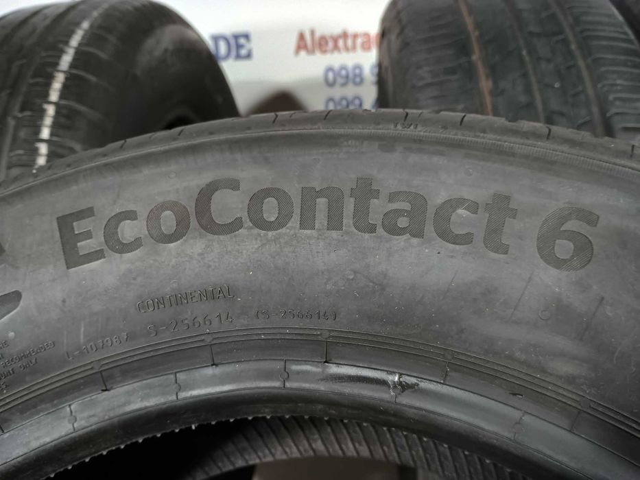 4 шт. 185/65 R15 Continental EcoContact 6 літні шини вживані