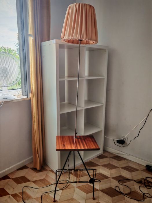 Lampa klosz PRL gazetownik vintage