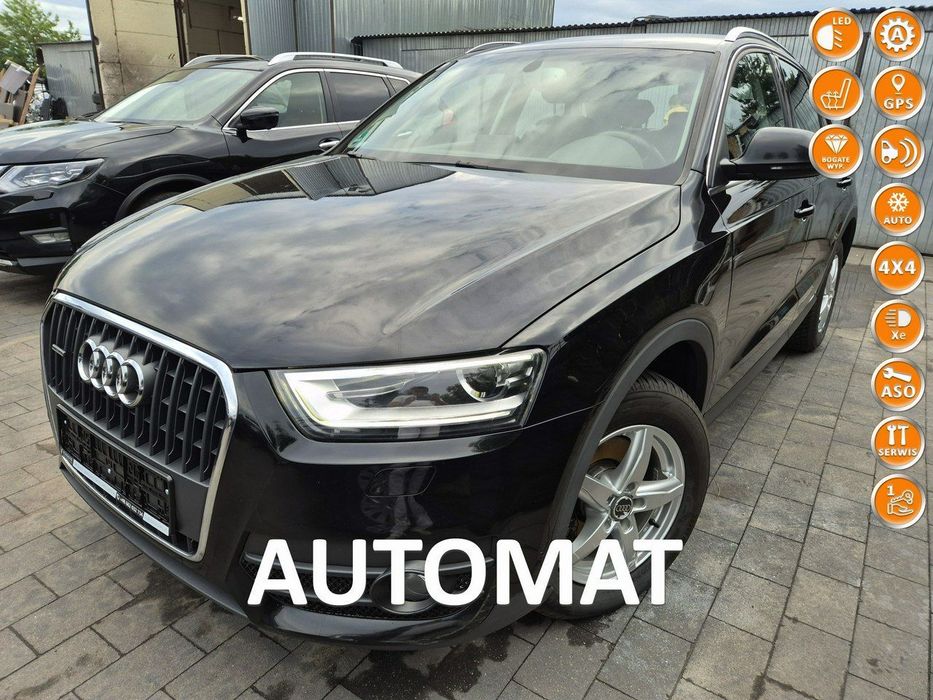 Audi Q3 Q3 2.0 TDI quattro 4x4 automat 140KM BIXENON led NAVI SERWIS 2014