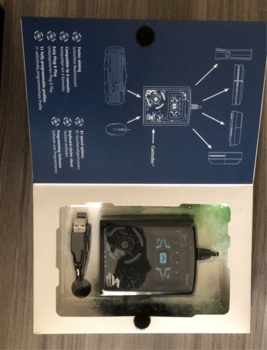 Mouse/keyboard converter for ps4 and xbox one X