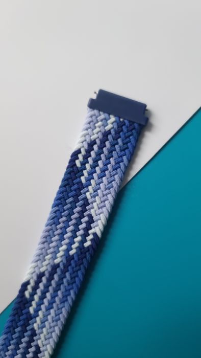 Pasek plecionego materiału 20 mm do zegarka Samsung, Huawei, Amazfit,