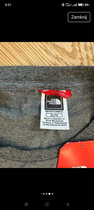Nowa The North Face t-shirt XL