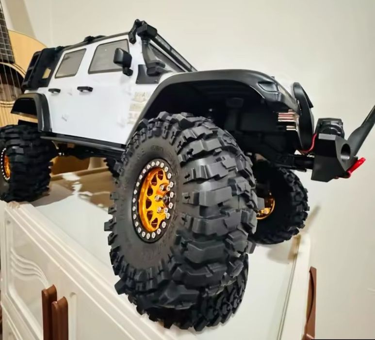 1.9" 4 aluminiowe felgi beadlock do modelu rc 1:10 hex 12mm TRX SCX