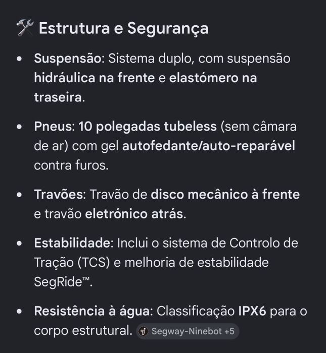 Trotinete segway F3